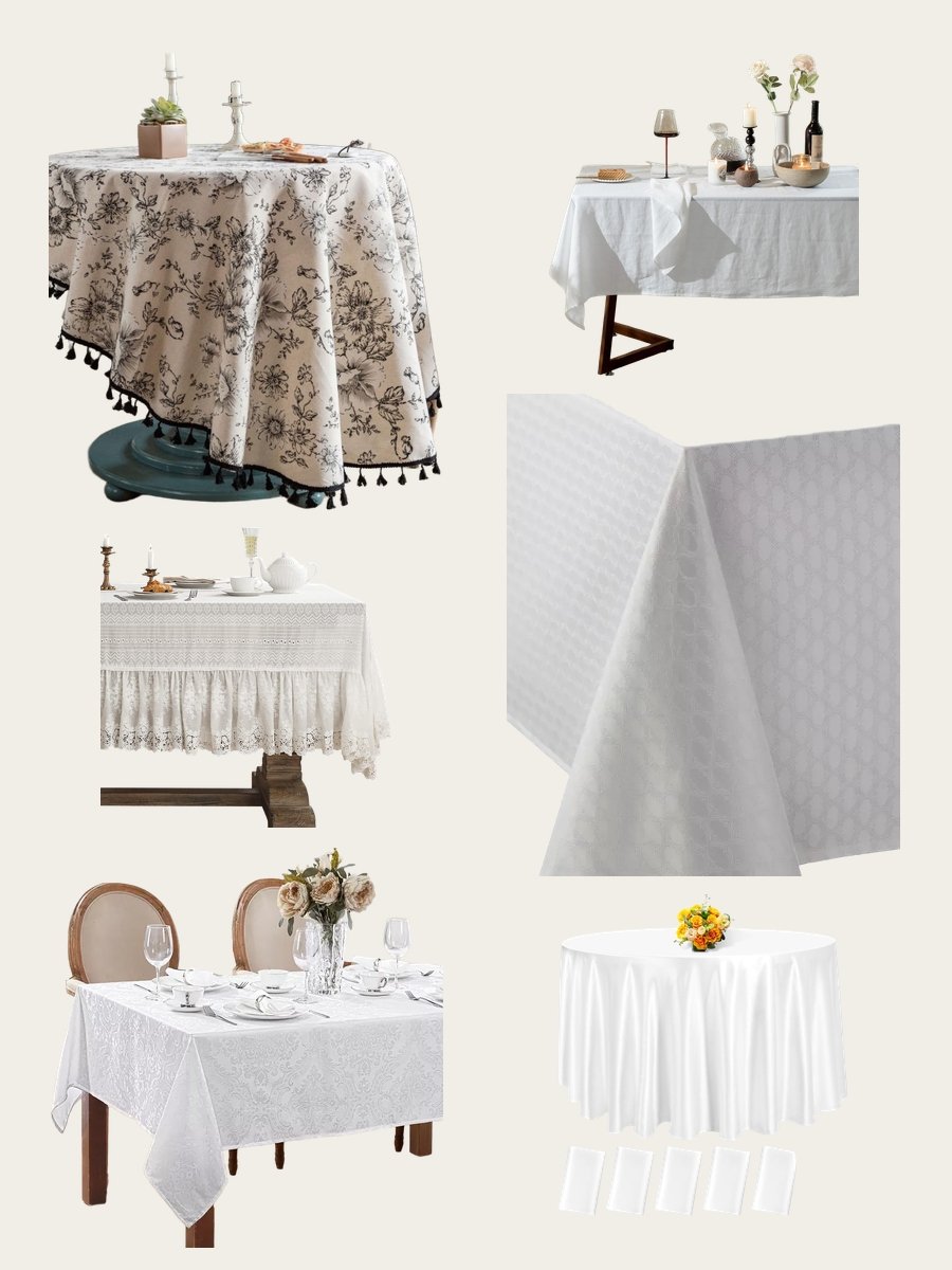 White Table Cloth Magic: From Dining to Dazzling!