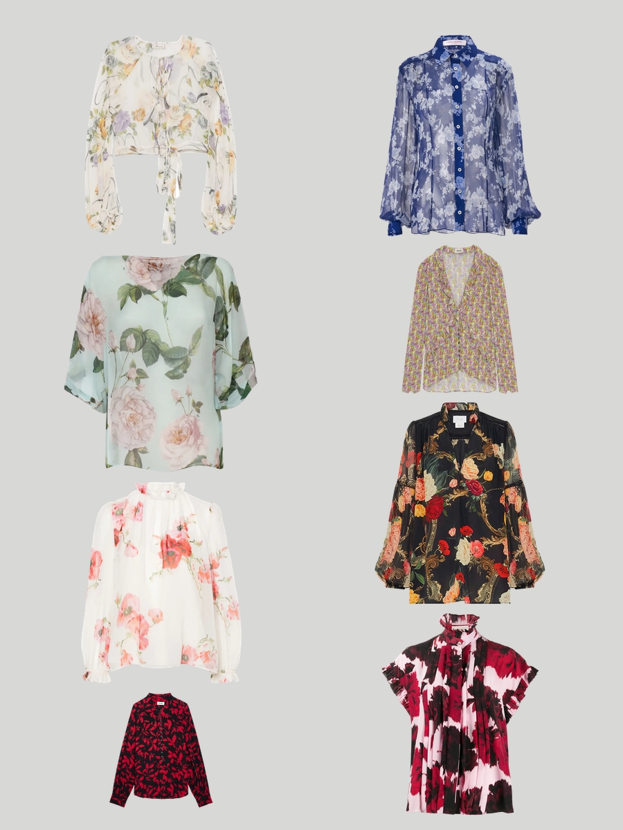 Cloth Georgette Wonders: Your Dreamy Floral Blouse
