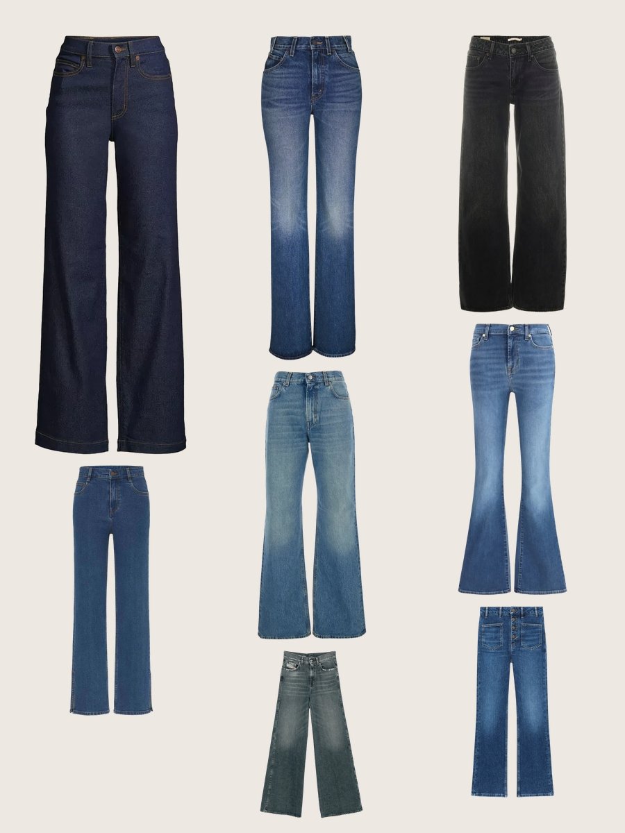 Stylish Looks with Dark Wash Flare Jeans
