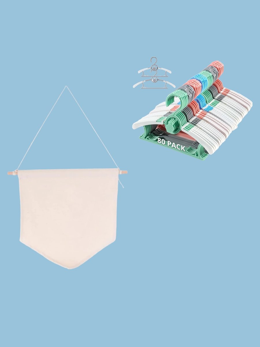 Brighten Up Wardrobes with Colorful Children's Clothing Hangers