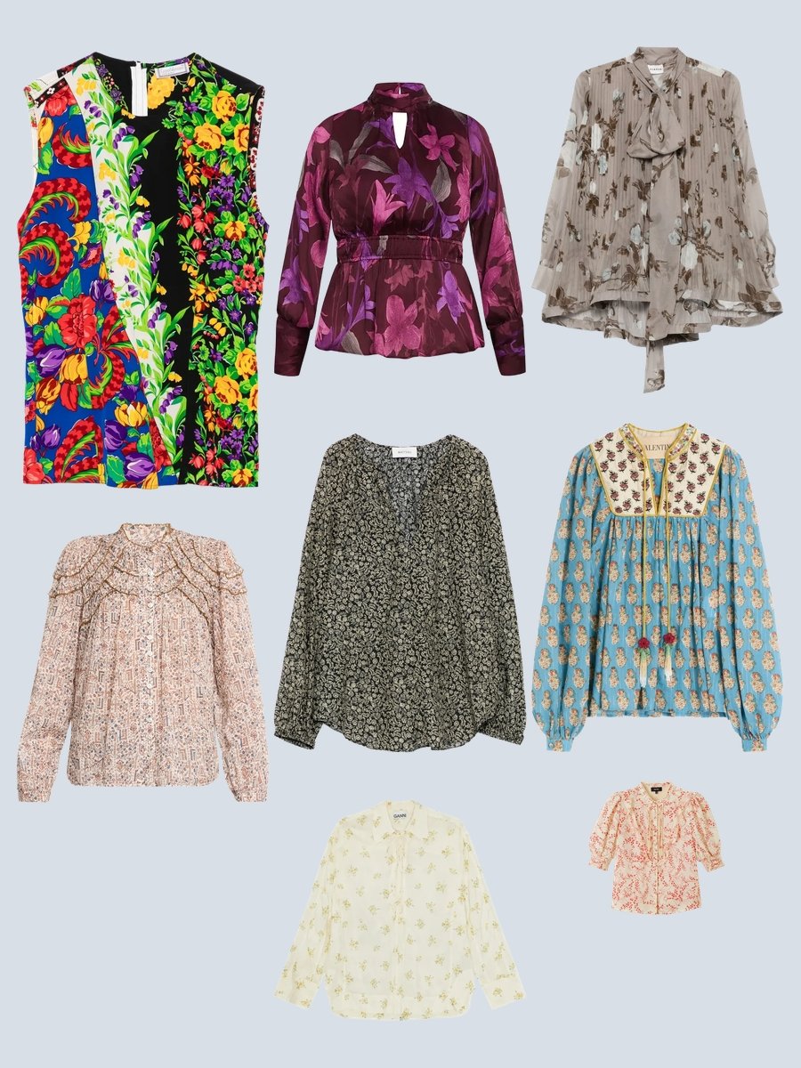 1980s Clothing: Vintage Florals That Wow