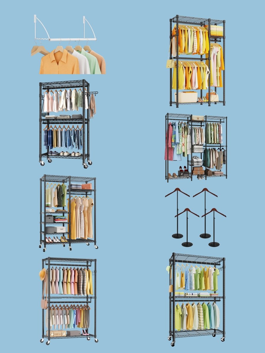 Rolling Clothes Rack: Style Meets Function