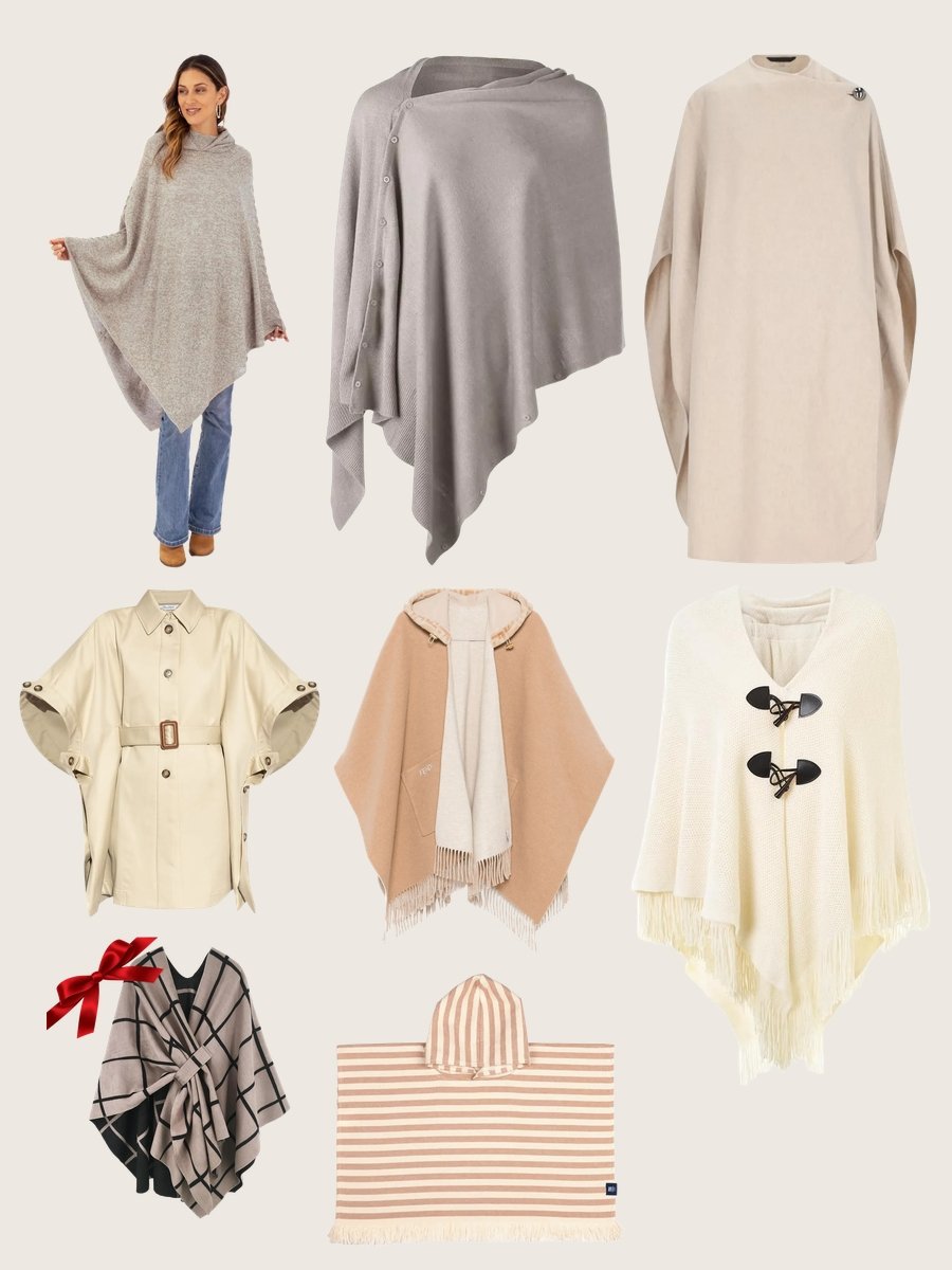 Poncho Clothing: Elevate Your Style with a Beige Twist