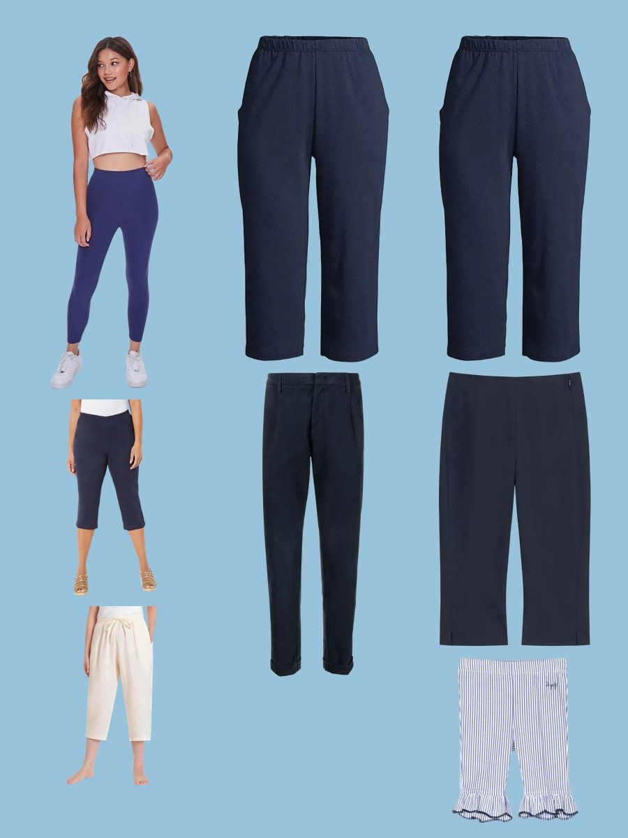 Discover the Charm of Navy Blue Clothes Capris