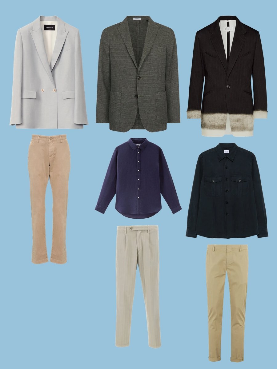 Masculine Clothing: Rock the Navy, Khaki & Grey Combo