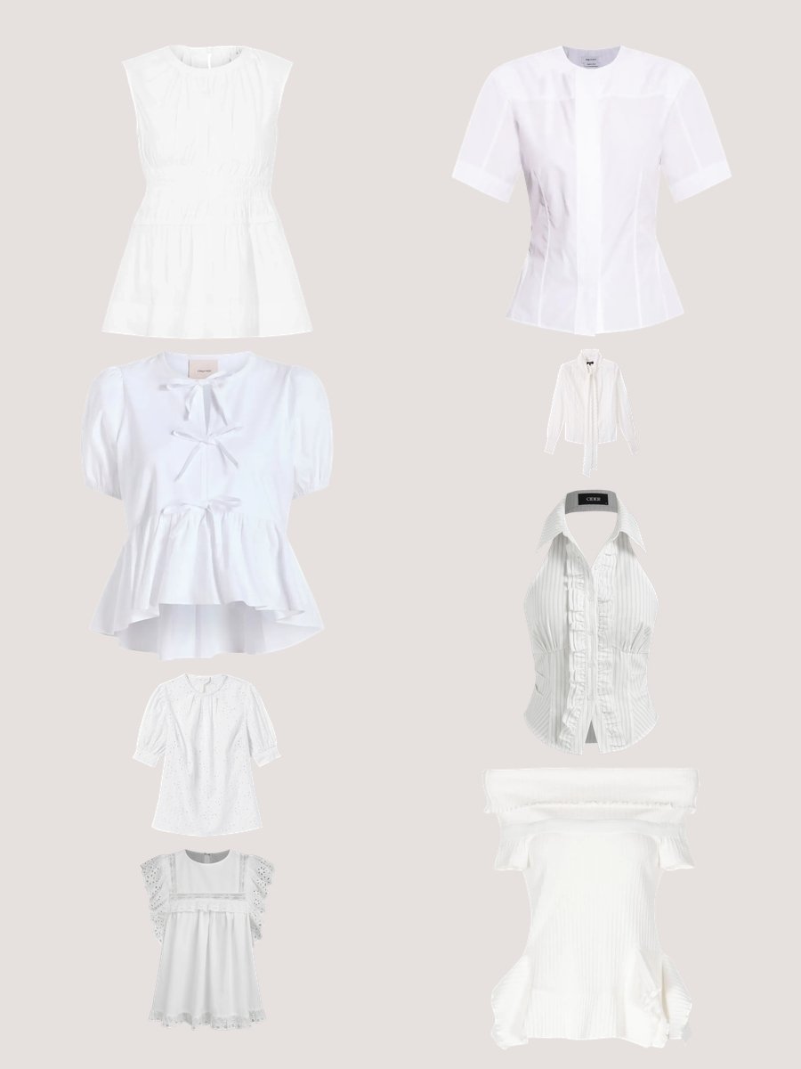 TRBJ Shirt Styles: Elevate with a White Cotton Blouse
