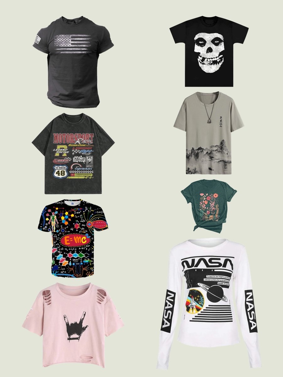 Vintage Shirts Men: Retro Graphic Charms