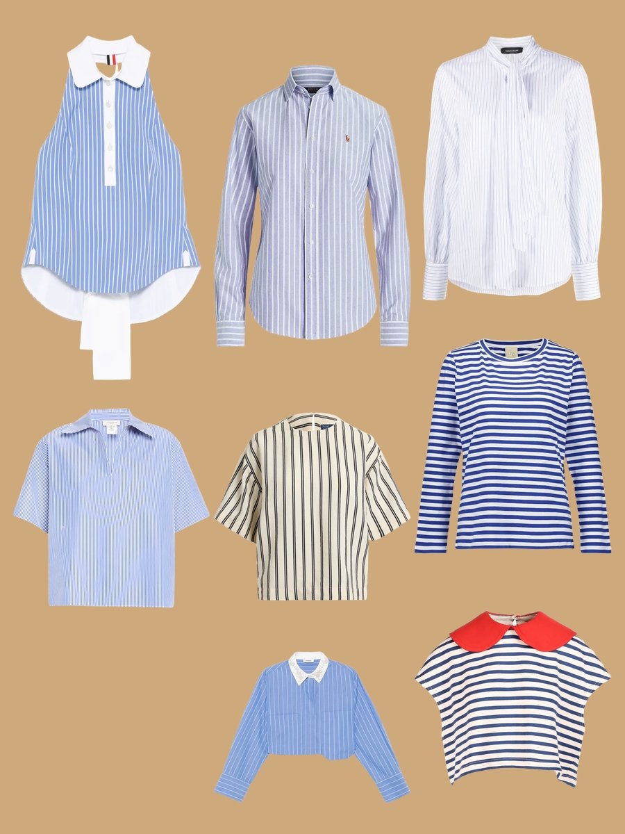 Mastering the Blue and White Striped Shirt Trend