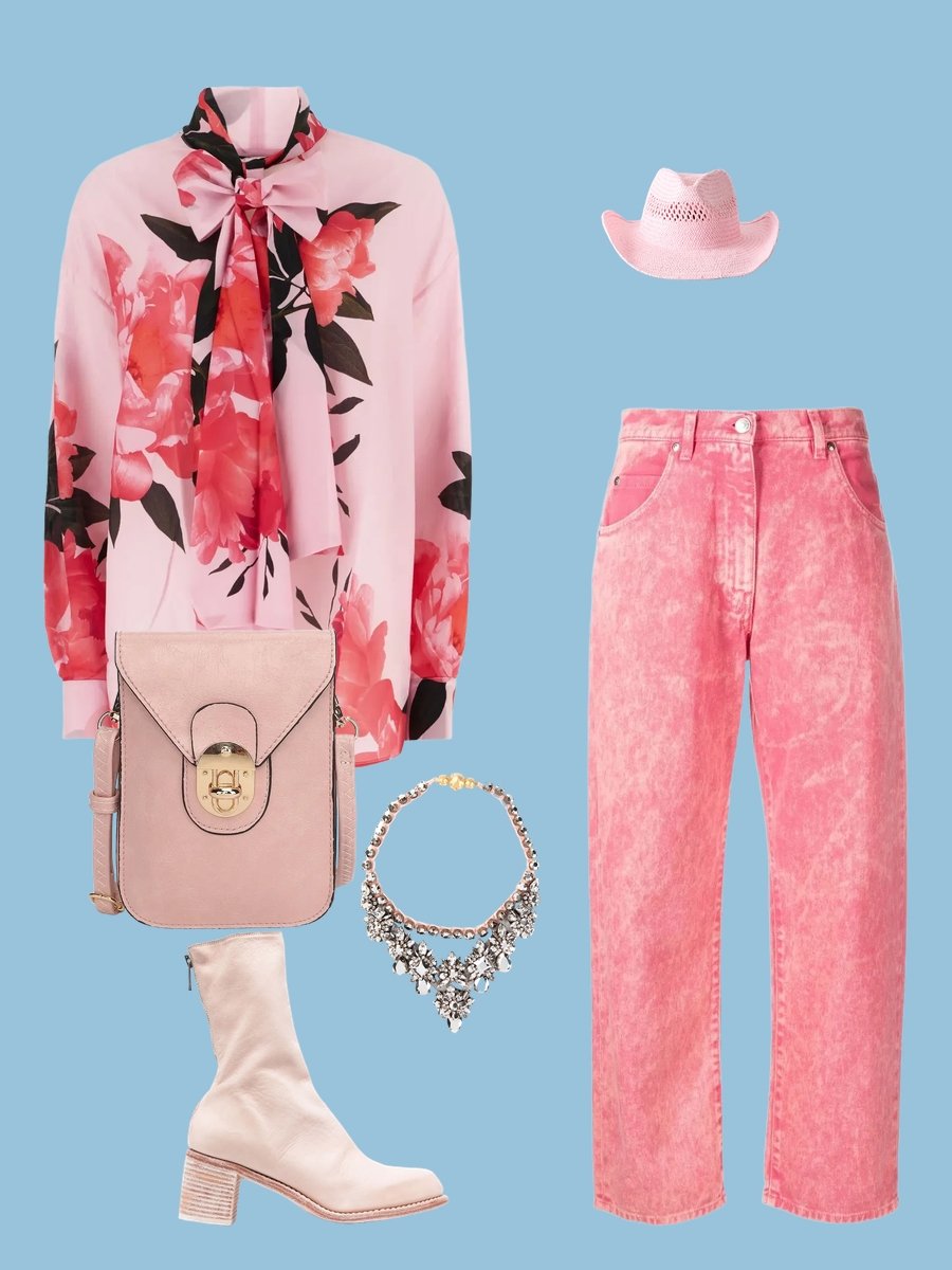 Dazzle in a Pink Cowgirl Outfit Today!