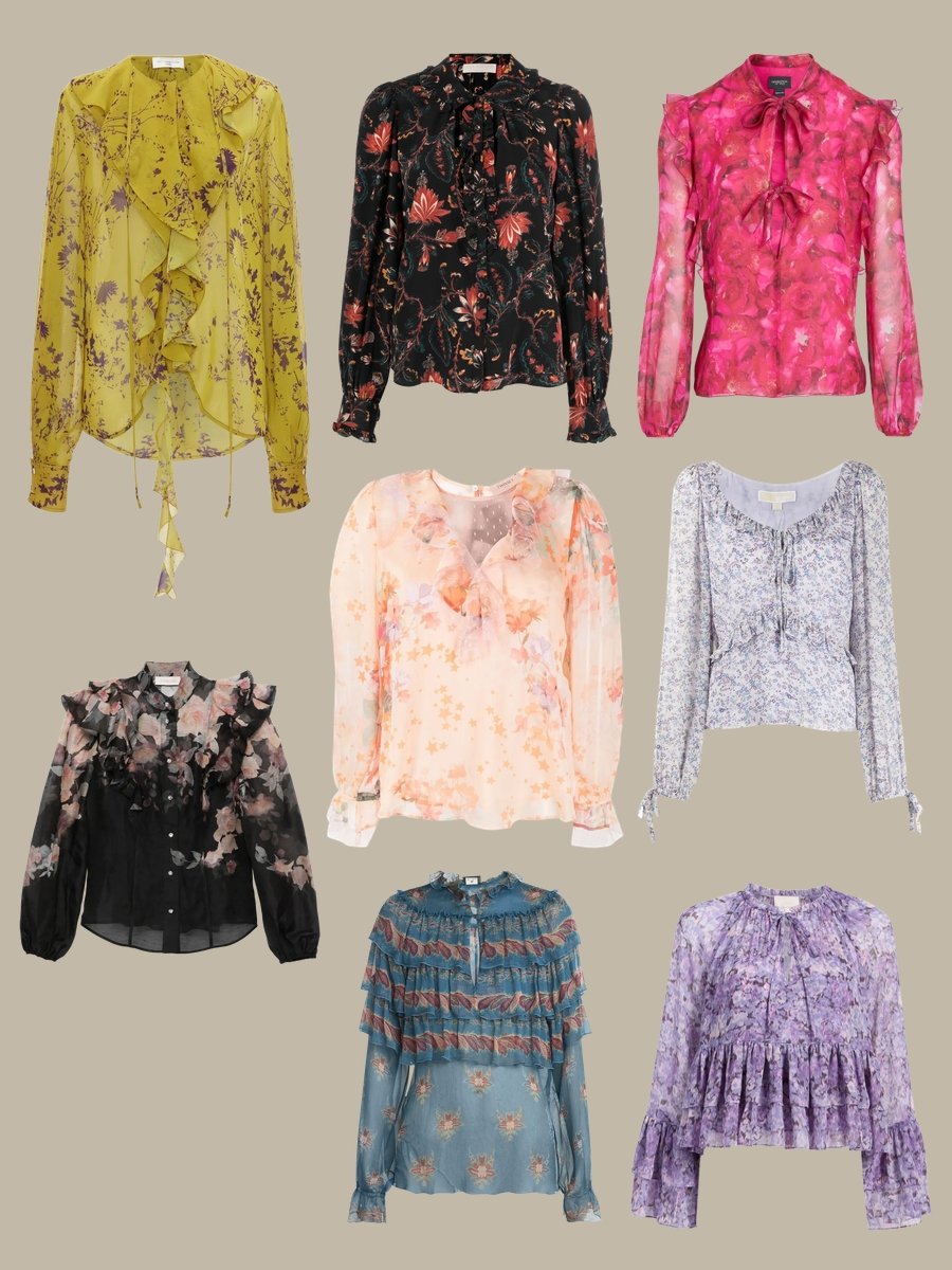 Cute Shirt Revolution: Rock a Floral Ruffle Blouse