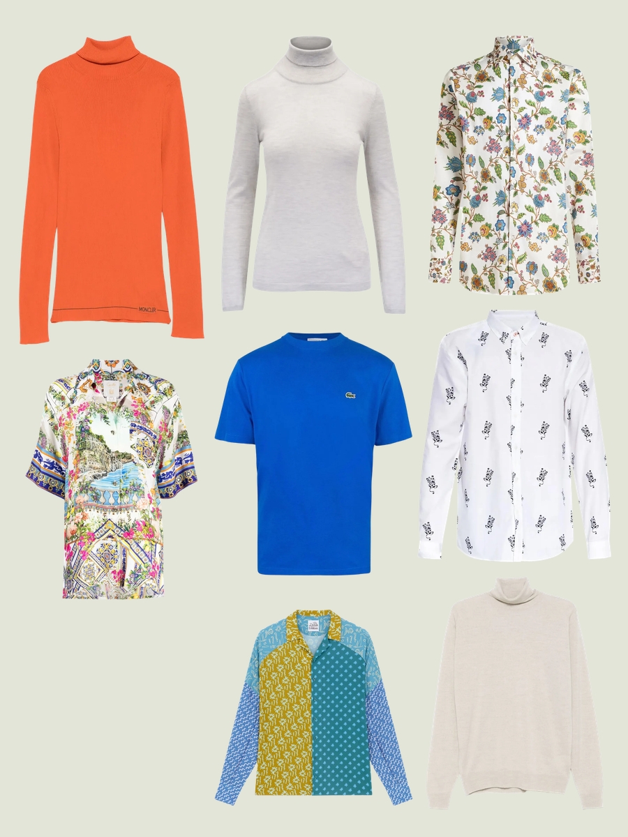 Fall Shirts: Plaid, Turtlenecks, and Floral Chic