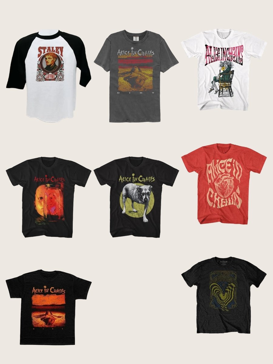 Rock the Look: Alice in Chains Shirt Style Guide