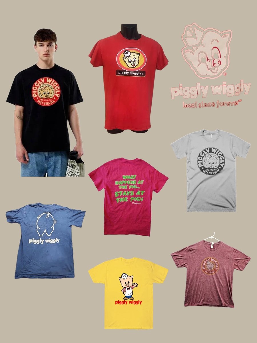 Piggly Wiggly T-Shirt: A Chic Homage to Nostalgia