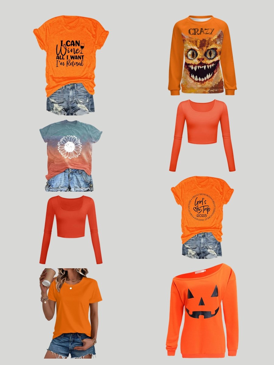 Unleash Your Style with a Bold Orange Shirt