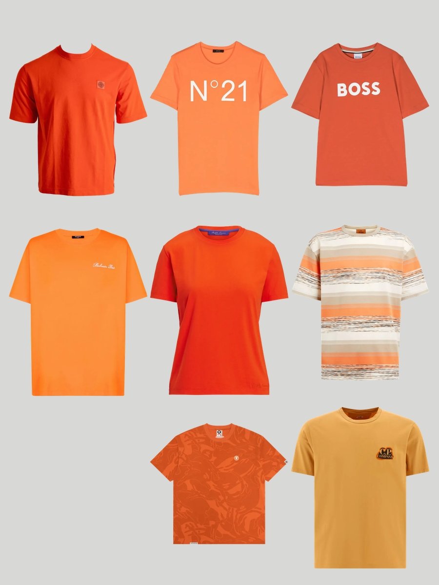 Orange T-Shirt Magic: Style It Right