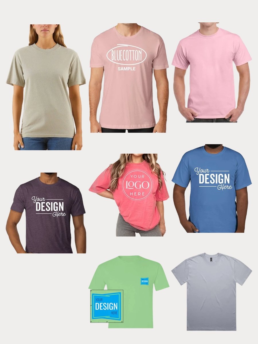 Customized T Shirts: Your Canvas in Pastel Perfection