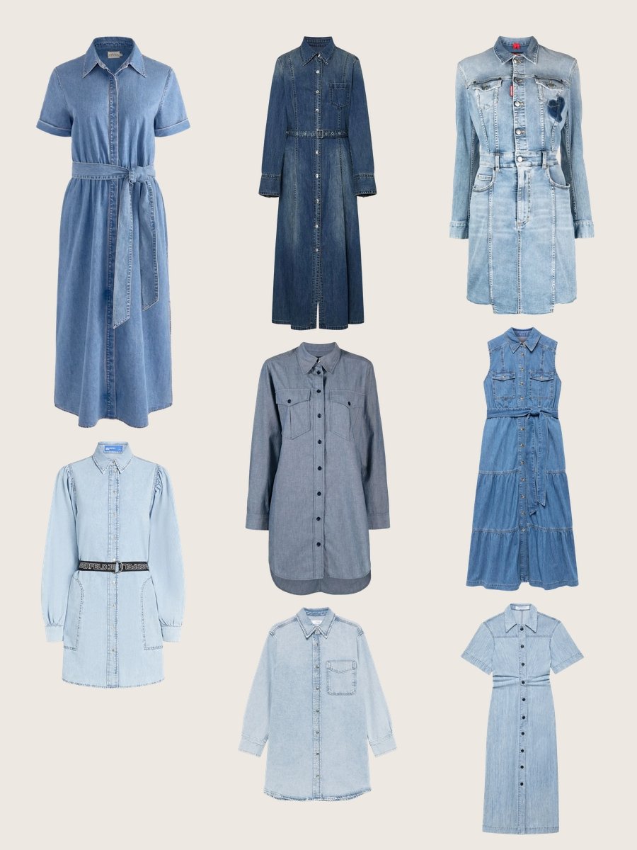 Rock That Denim Shirt Dress with Style!