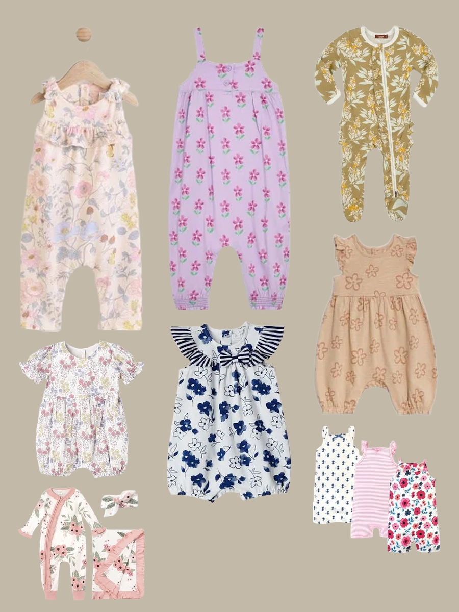 Affordable Finds: Floral Baby Romper Delight!