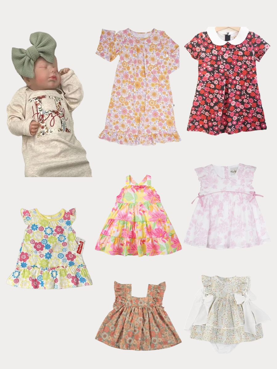 Vintage Baby Clothes: A Floral Affair