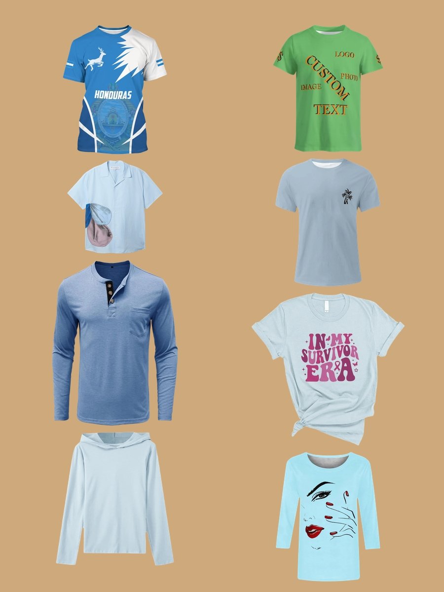 Master the Look: Mens Linen Shirt in Light Blue