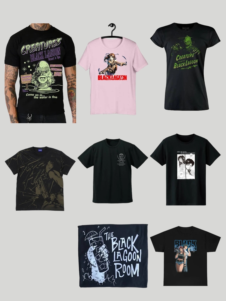 Hot Trends: Rock Official Black Lagoon Shirts