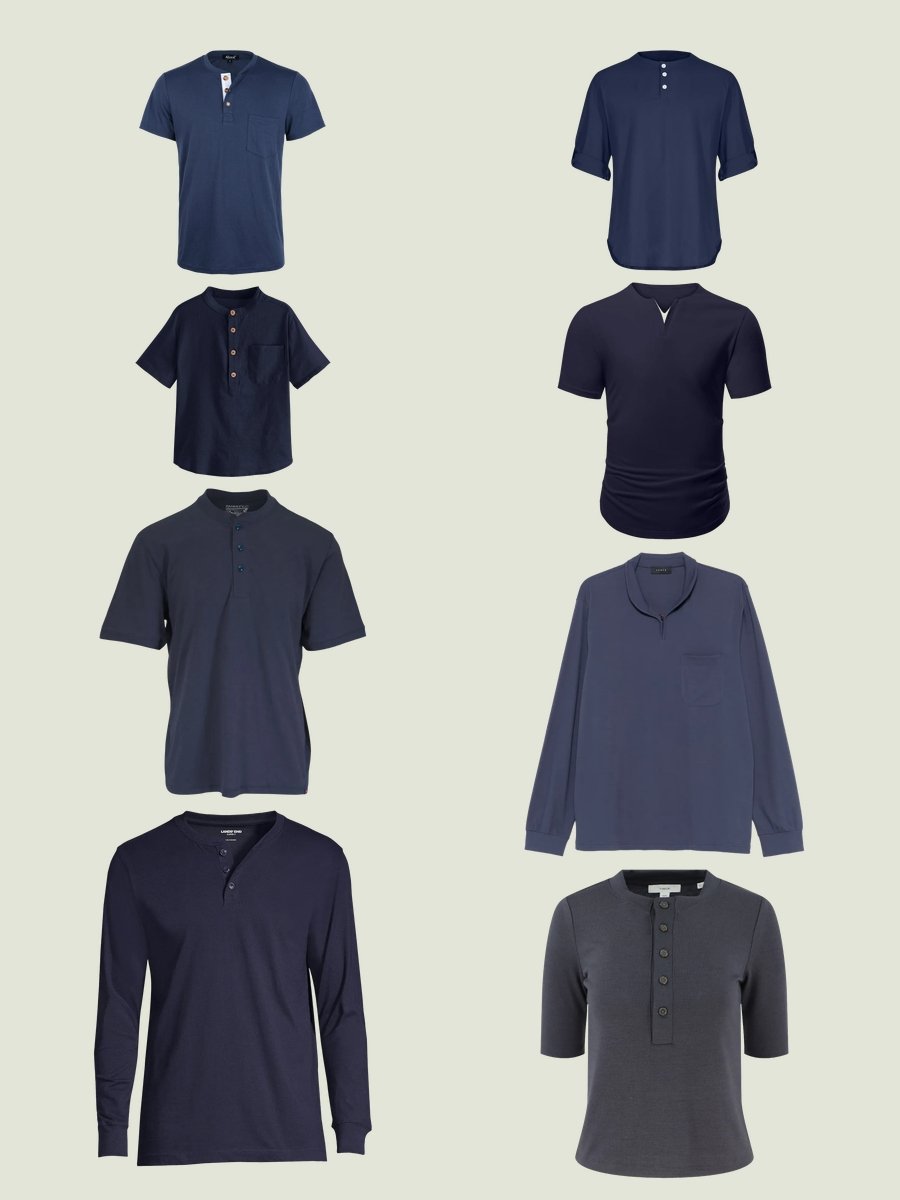 Henley Shirt Heaven: Master the Navy Cotton Vibe