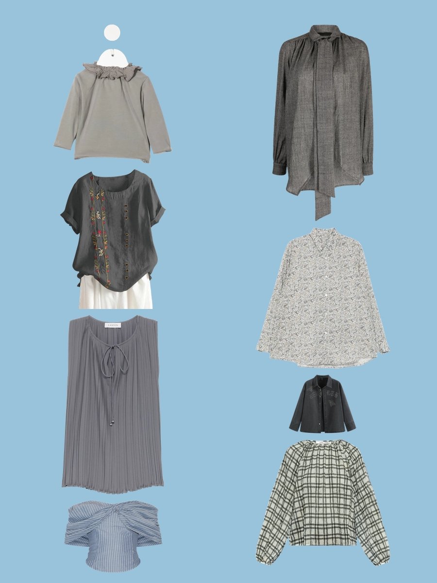 Grey Shirt Glam: Master Style with a Classic Piece