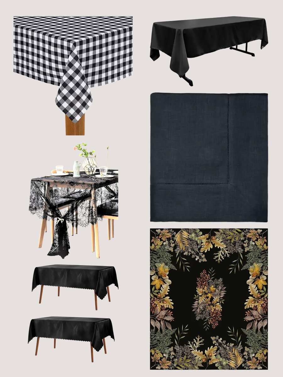 Black Table Cloth Magic: Stylish Spins for Your Space