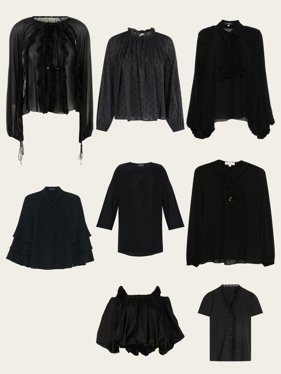 Black Shirt: Elevate Your Style with Ruffles