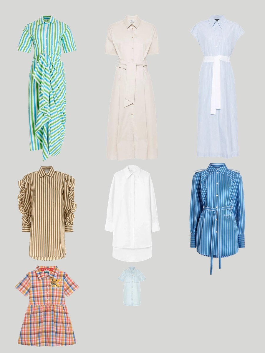 The Ultimate Female Shirt Dress: Stripes Galore!