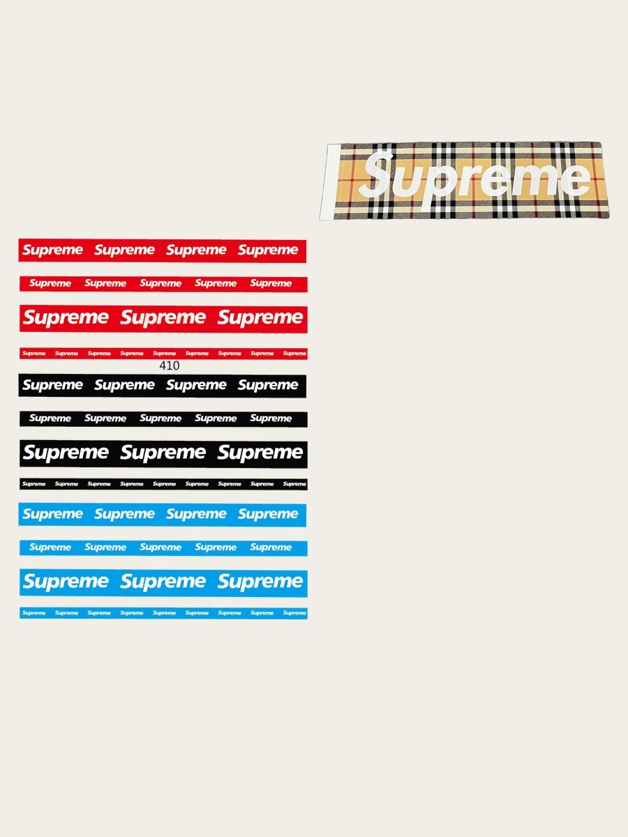 Supreme Clothing Stickers: Elevate Your Style Instantly