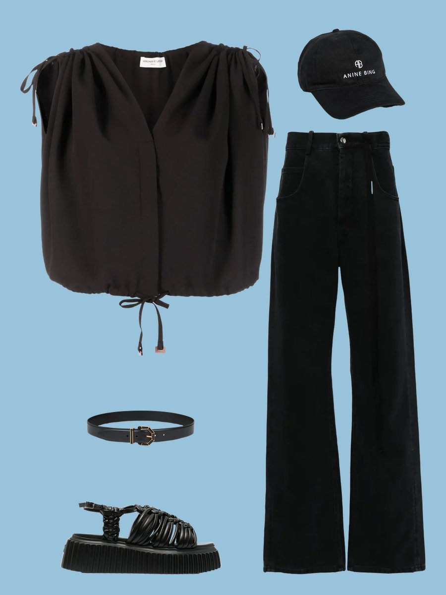 Rock 80s Black Fashion with Style