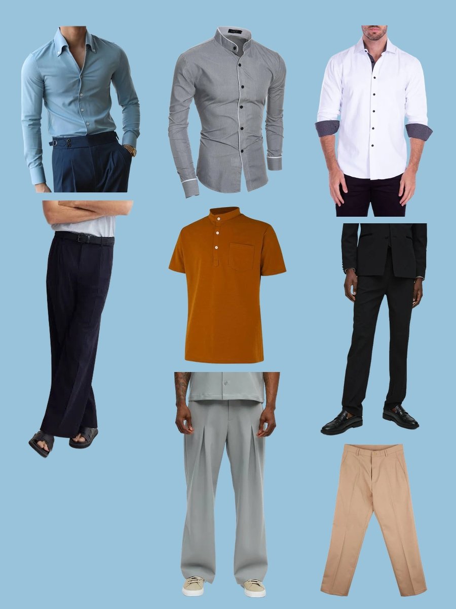 European Fashion Men's Picks: Iconic Shirt-Trousers Duo