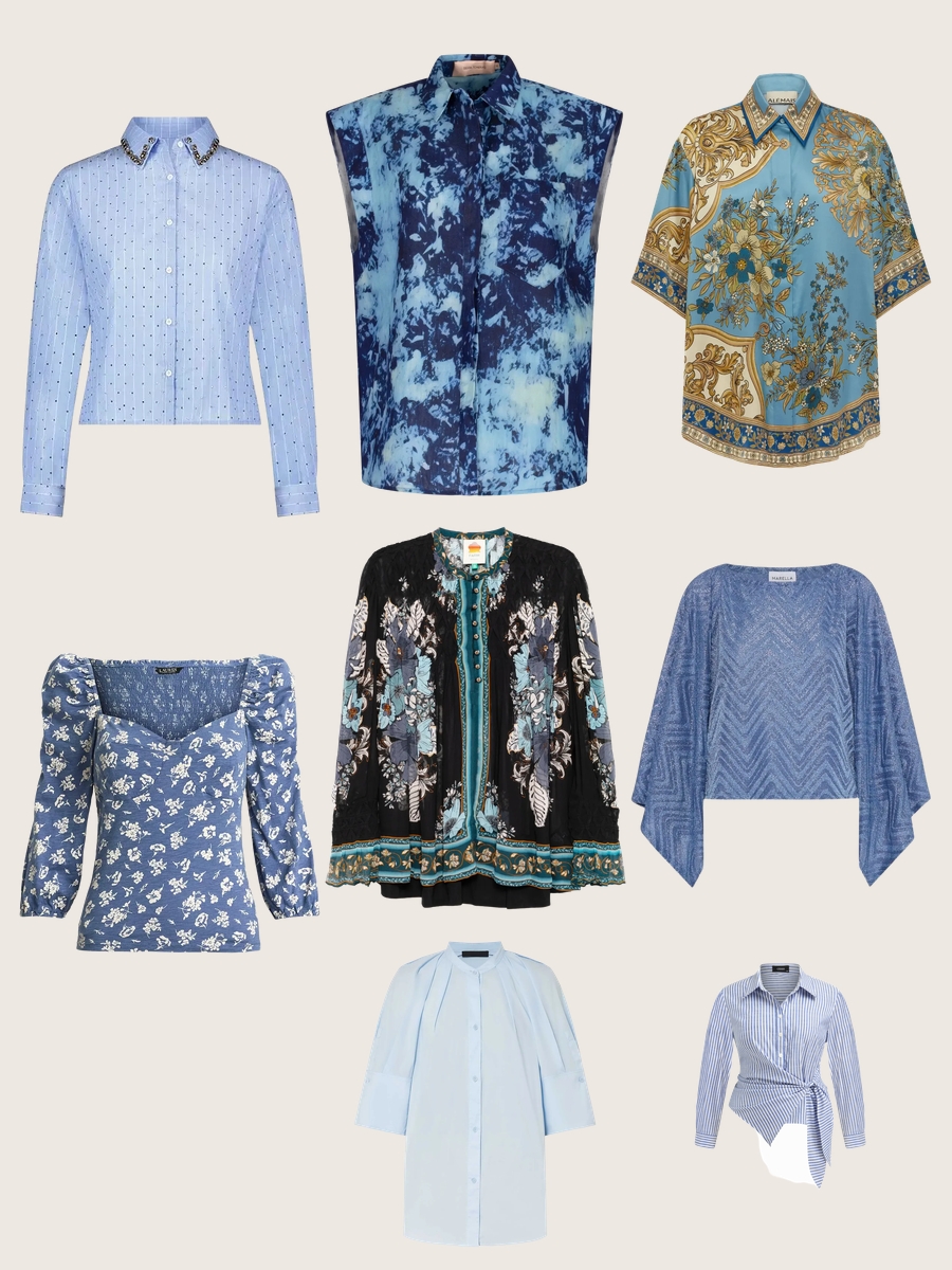 Revel in Paisley: The Chic Blue Blouse Edition