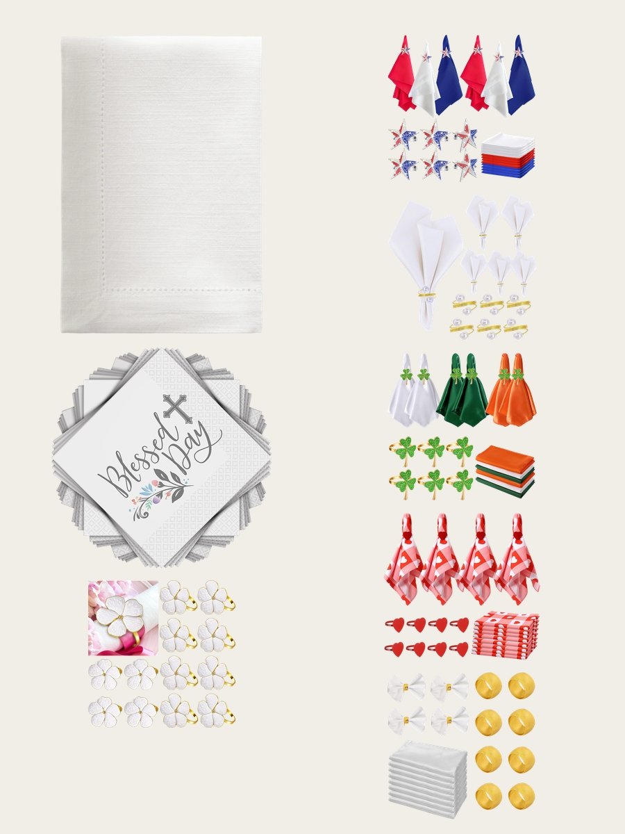 Dine in Style with the Chic White Cloth Napkin!