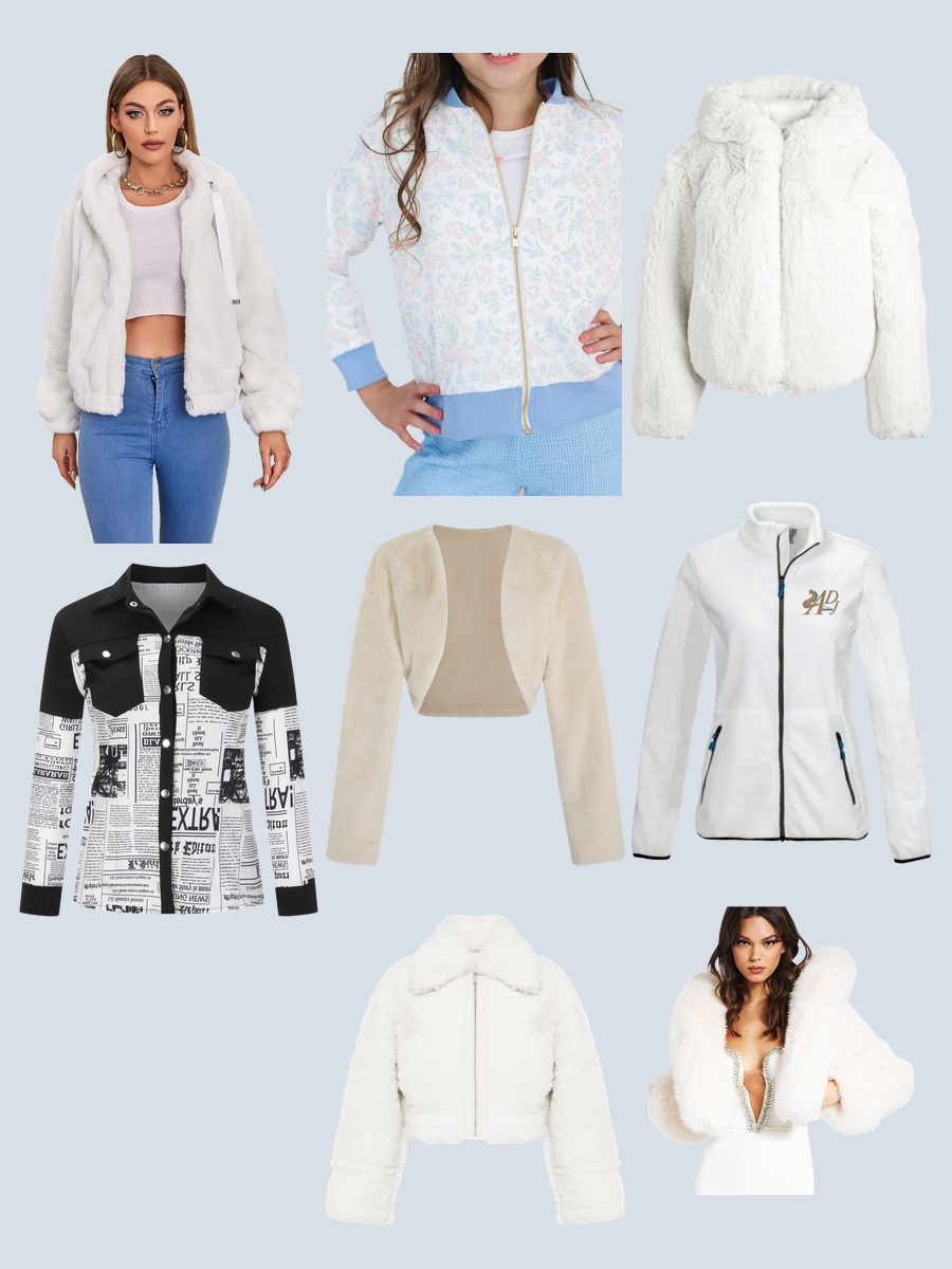 Flaunt the White Fur Jacket: Winter's Chic Essential