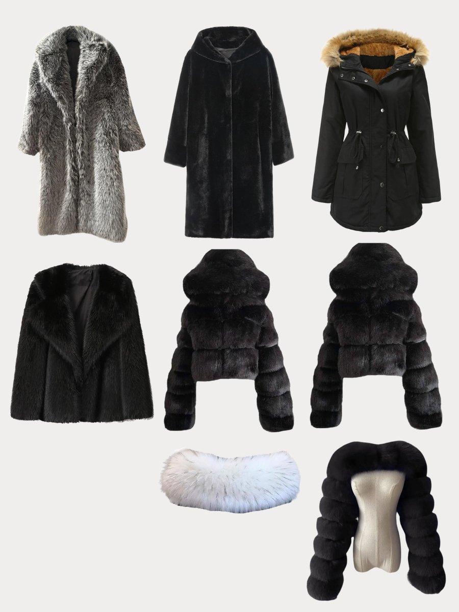 Faux Fur Jackets: Turn Heads with Luxe Black Chic