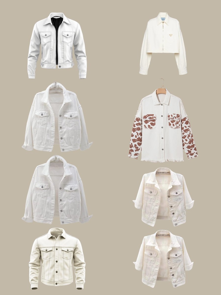 Effortlessly Chic: White Jean Jacket Insights
